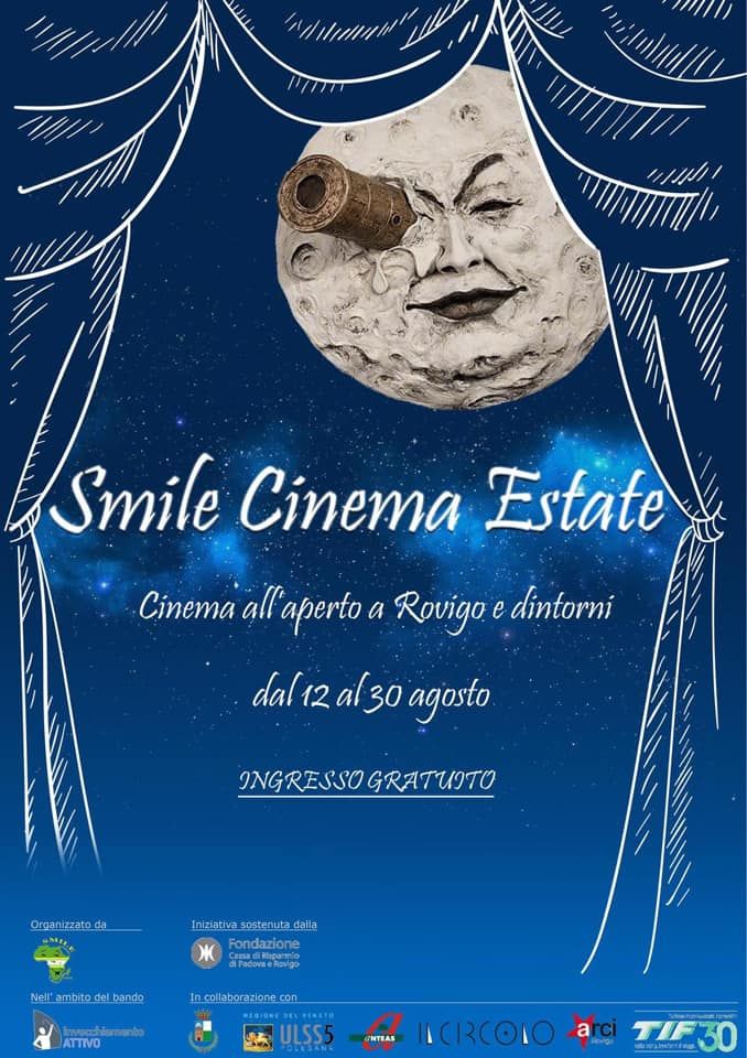 La rassegna cinematografica "Smile Cinema Estate" per il Progetto "Vivere attiva.mente la terza età"